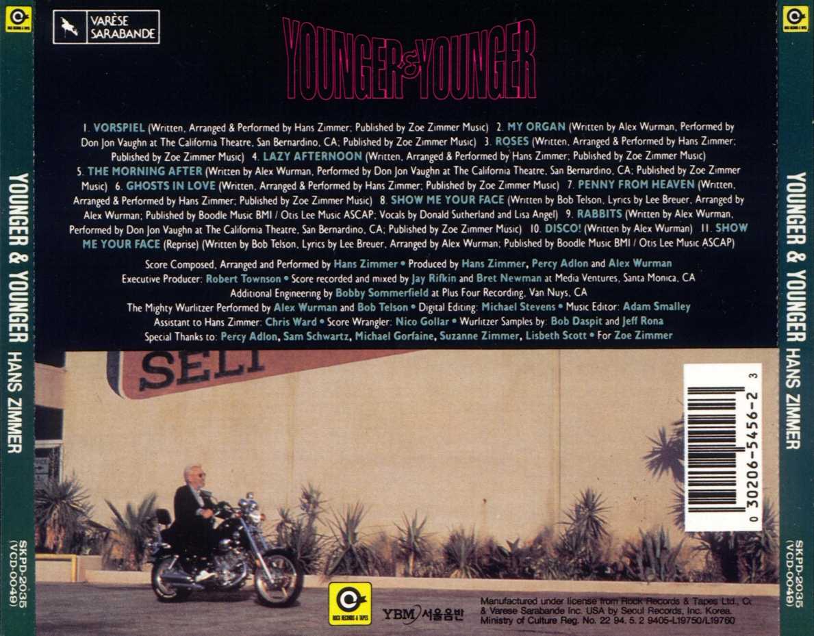 Younger Younger  Soundtrack : Back